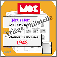 JERUSALEM - Anne 1948 - AVEC Pochettes (MCJERUSALEM ou 341253)