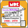 NOUVELLES HEBRIDES - Jeu de 1908  1979 - AVEC Pochettes (MCHEBRIDES ou 341267) Moc