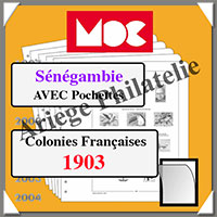 SENEGAMBIE - Anne 1903 - AVEC Pochettes (MCSENEGAMBIE ou 341275)
