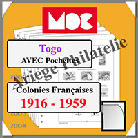 TOGO - Jeu de 1916  1959 - AVEC Pochettes (MCTOGO ou 305868)