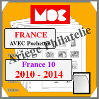 FRANCE X - Jeu de 2010  2014 - AVEC Pochettes (MC15-10 ou 343171)