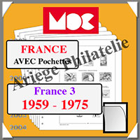 FRANCE III - Jeu de 1959  1975 - AVEC Pochettes (MC15-3 ou 335339)