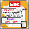 FRANCE VI - Jeu de 1990 à 1994 - AVEC Pochettes (MC15-6 ou 315491) Moc