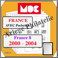 FRANCE VIII - Jeu de 2000  2004 - AVEC Pochettes (MC15-8 ou 302983)