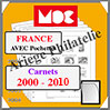 FRANCE - Carnets - Jeu de 2000 à 2010 - AVEC Pochettes (MC15H ou 301594) Moc