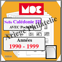 Nouvelle CALEDONIE III - Jeu de 1990  1999 - AVEC Pochettes (MC15NC-3 ou 321493)