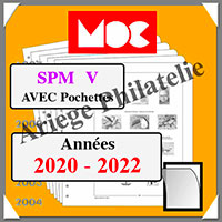 SAINT-PIERRE et MIQUELON V - Jeu de 2020  2022 - AVEC Pochettes (MC15PM-5 ou 367241)