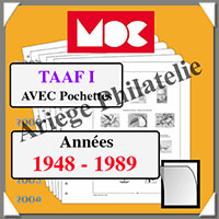 TERRES AUSTRALES I (Franaises) - Jeu de 1948  1989 - AVEC Pochettes (MC15TA-1 ou 329036)