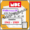 WALLIS et FUTUNA II - Jeu de 1961  1989 - AVEC Pochettes (MC15WF-2 ou 338049) Moc