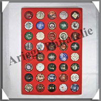 PLATEAU Champagne Luxe - 40 Cases Rondes  (LX)