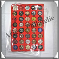 PLATEAU Champagne Standard AVEC Couvercle - 40 Cases Rondes  (ST)