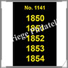 ETIQUETTE Autocollante - DATES : 1850 à 1854  (1141S) Safe