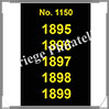ETIQUETTE Autocollante - DATES : 1895 à 1899 (1150S) Safe