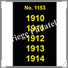 ETIQUETTE Autocollante - DATES : 1910 à 1914 (1153S) Safe