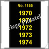 ETIQUETTE Autocollante - DATES : 1970 à 1974 (1165S) Safe