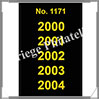 ETIQUETTE Autocollante - DATES : 2000 à 2004 (1171S) Safe