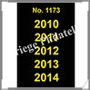 ETIQUETTE Autocollante - DATES : 2010 à 2014 (1173S) Safe