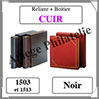 Reliure CUIR - NOIR - Reliure AVEC Etui  (1503-1513) Safe