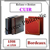 Reliure CUIR - BORDEAUX - Reliure AVEC Etui  (1508-1518) Safe