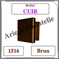 Boitier CUIR - BRUN - Boitier SEUL (1516)