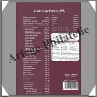 MAURY - Timbres de FRANCE - Edition 2012