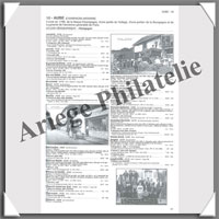 CARRE : Guide et Argus des Cartes Postales - Volume 5 - Additifs 01 à 95 (1850-5)