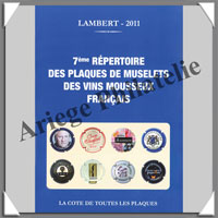 LAMBERT - 7 �me R�pertoire Muselets Vins Mousseux - Edition 2011