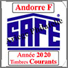 ANDORRE Française 2020 - Jeu Timbres Courants (2033-20) Safe