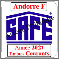 ANDORRE Franaise 2021 - Jeu Timbres Courants (2033-21)