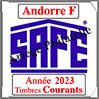 ANDORRE Franaise 2023 - Jeu Timbres Courants (2033-23) Safe