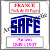 FRANCE - Pack 1849 à 1937 - Timbres Courants (2034) Safe