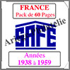 FRANCE - Pack 1938 à 1959 - Timbres Courants (2035) Safe