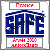FRANCE 2010 - Jeu Timbres Autocollants 'Entreprises'  (2137/10TA) Safe