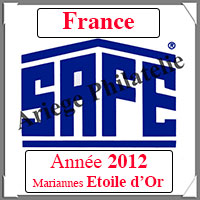 FRANCE 2012 - Jeu Mariannes 'Etoiles d'Or' (2137/12M)