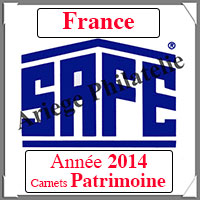 FRANCE 2014 - Jeu Carnets 'Patrimoine de France' - 2013 et 2014 (2137/12CF)