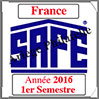 FRANCE 2016 - Jeu Timbres Courants - 1 er Semestre (2137/161) Safe