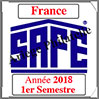 FRANCE 2018 - Jeu Timbres Courants - 1 er Semestre (2137/181) Safe