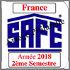 FRANCE 2018 - Jeu Timbres Courants - 2 ème Semestre sans Plaquette (2137/182) Safe