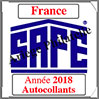 FRANCE 2018 - Jeu Timbres Autocollants des Entreprises (2137/18TA) Safe
