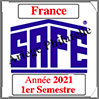 FRANCE 2021- Jeu Timbres Courants - 1 er Semestre (2137/211) Safe
