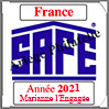 FRANCE 2021 - Feuilles Marianne L'engagée (2137/21D) Safe