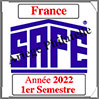 FRANCE 2022- Jeu Timbres Courants - 1 er Semestre (2137/221) Safe