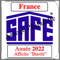 FRANCE 2022 - Feuilles pour Affiche Burel (2137/22D)