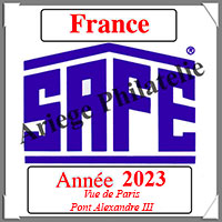 FRANCE 2023 - Feuilles pour Affiches Vue de Paris et Pont Alexandre III (2137/23D)