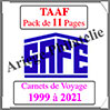 TERRES AUSTRALES Françaises - Pack 1999 à 2021 - Carnets de Voyage (2171A) Safe