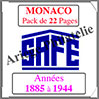 MONACO - Pack 1885 à 1944 - Timbres Courants (2205) Safe