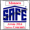 MONACO 2014 - Jeu Timbres Courants (2208-14) Safe