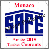 MONACO 2015 - Jeu Timbres Courants (2208-15)