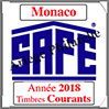 MONACO 2018 - Jeu Timbres Courants (2208-18) Safe