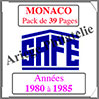 MONACO - Pack 1980 à 1985 - Timbres Courants (2208-2) Safe